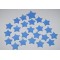 Sada dekorací 12 - filc - hvězdy modré